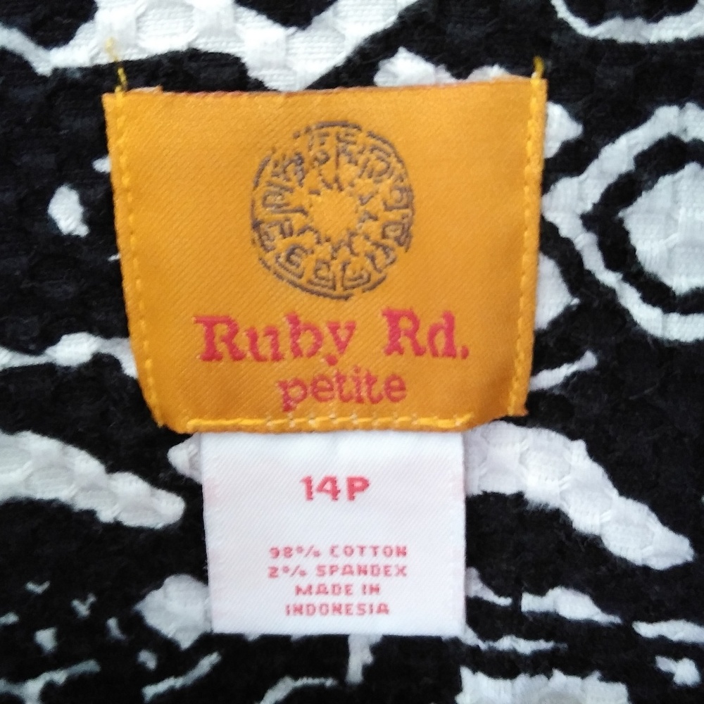 Ruby Rd. Petite Stretch Jacket 3/4 Sleeve - Picture 4 of 6